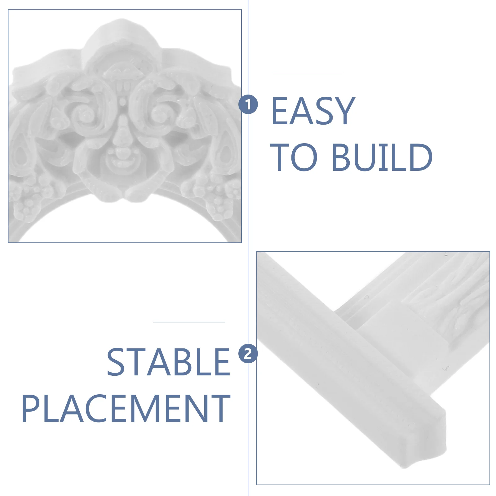 إطار قوس الزفاف DIY أنيق على الطراز الأوروبي ديكور مصغر للداخلية والخارجية لحفلات الزفاف لالتقاط الصور قوس الزهور المحمول #6