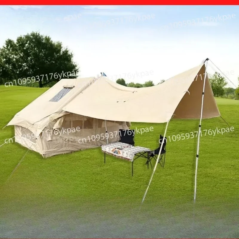 Camping Inflatable Tent, Outdoor Rainproof Thickened Automatic Inflatable Camping Equipment, Camping Portable Folding Hut