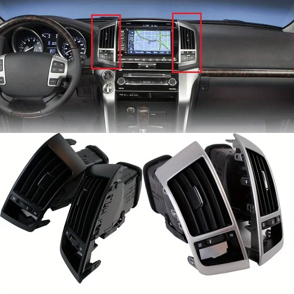 

Car Air Conditioner Outlet Frame A/C Vents Plate Panel Accessories for Toyota Land Cruiser 200 LC200 2008 2009 2010 2011-2015