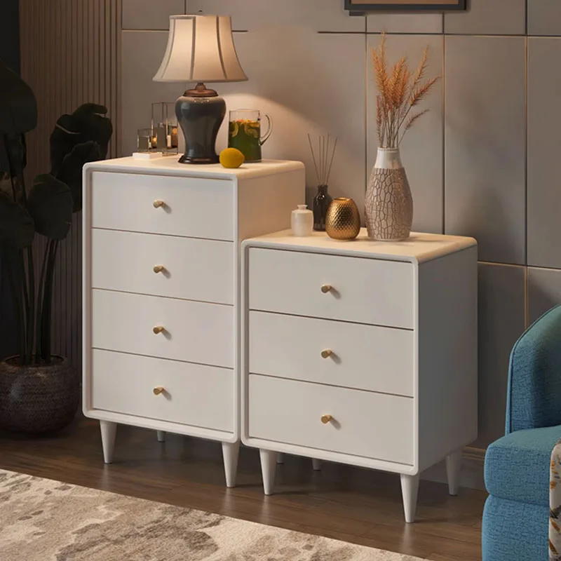 

Organizer Cube Living Room Cabinet Mobile Side Space Saving Corner Drawers Cabinet Entryways White Gabinete French Furniture