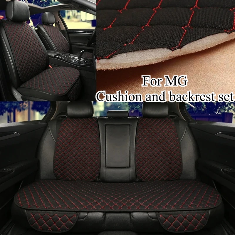

Linen Car Seat Covers Universal Fit for MG ZS EV GT HS MG5 MG6 Marvel MG4 Mulan EHS All Season Cushion Accessories Customizable