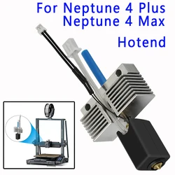 Hotend para netuno 4 max hotend cabeça de impressão 24v 80w para netuno 4 plus hotend kit totalmente montar todos os acessórios da impressora 3d metal