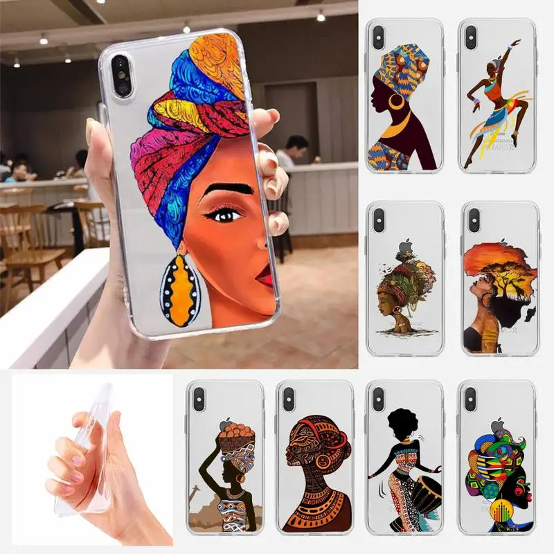 South Africa Woman Map Phone Case For Samsung A10s A20S A30S A50S A10A 12 A20 A20E A40 A30 A50 A70 A31 A51A52 A71 Transparent