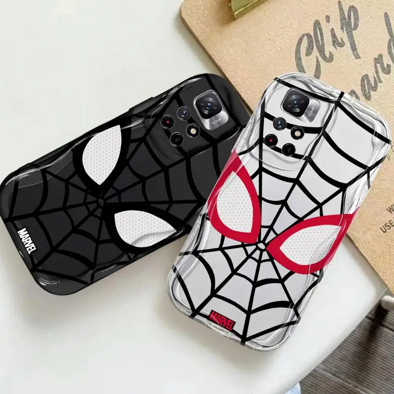 Marvel Sipider Man Case for Xiaomi Redmi Note 11 Pro 5G 12S 11S 12 13 Pro Plus 9 10 Pro 10 13 5G Capa Coque Cover