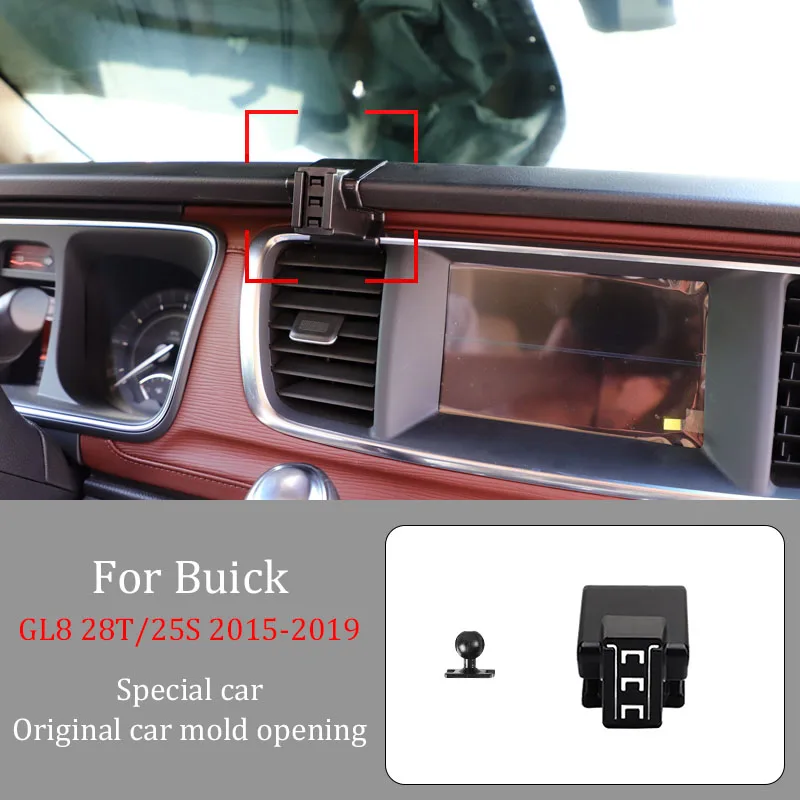 

For Buick GL8 28T 25S 15-19 Car Infrared Induction Mobile Phone Wireless Charging Bracket DIY Custom Pattern Navigation Bracket