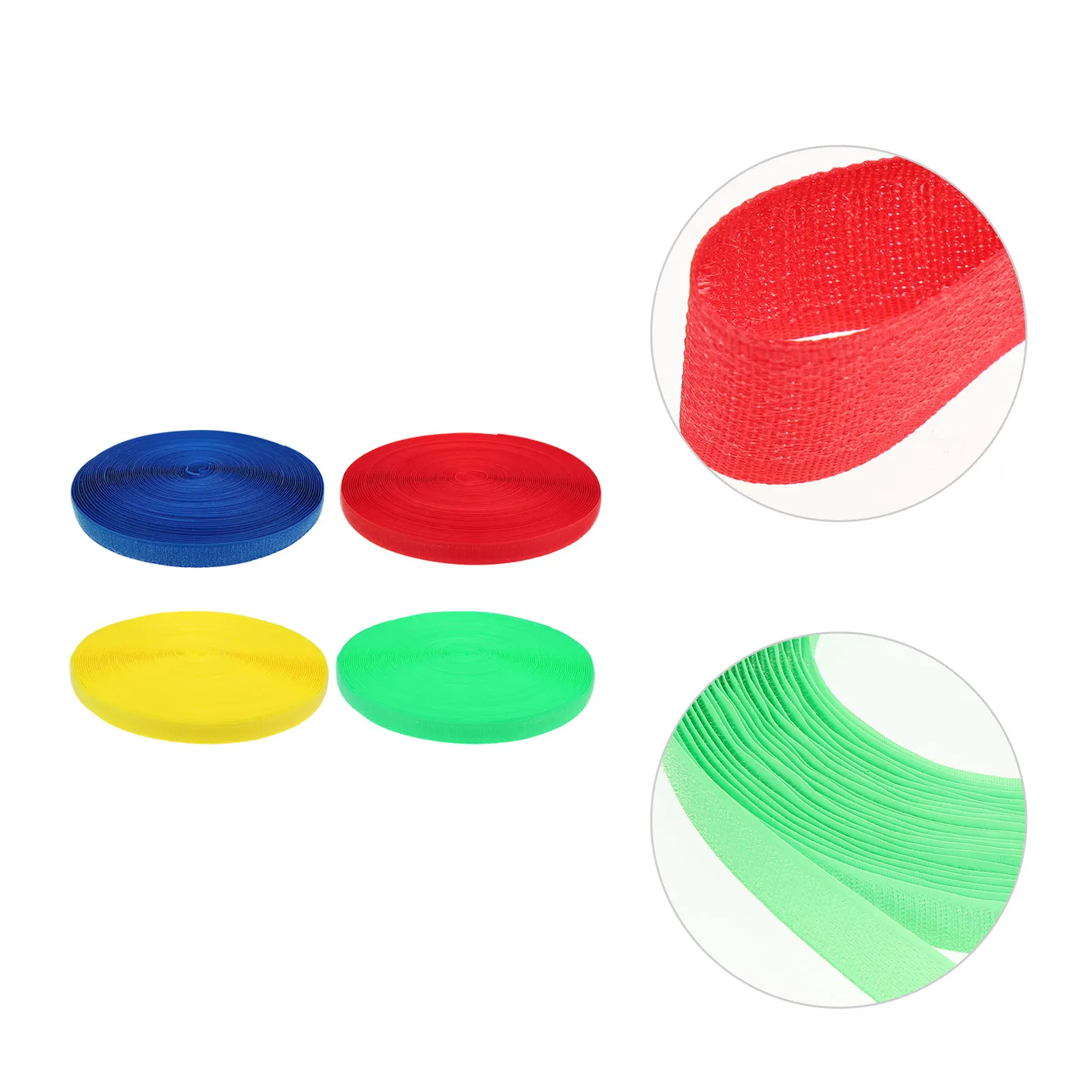 

4 Rolls Buckle Strap Carpet Joining Tape Spot Markers for Classroom Accessory Floor Circle Sit Kindergarten