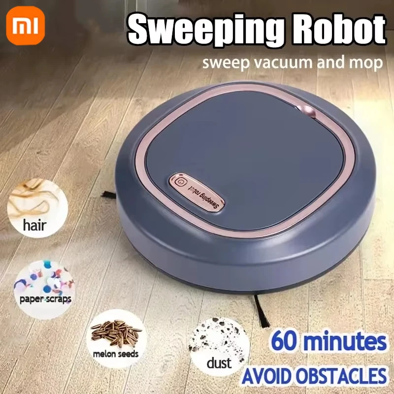 Xiaomi Smart Sweeping Robot Silent Vacuum Cleaner Sweep Mop Brush 3-in-1 Multi-function Intelligent Automatic Vacuum Cleaner