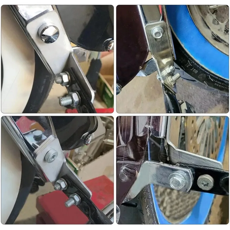 For Touring Road King Electra Street Glide 1985-2008 Compatible Motorcycle Fender Saddlebag Rail Support Bracket Fix