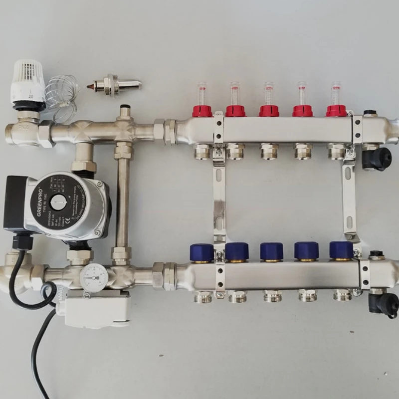 Manifolds For Radiant Floor Heating Distribution System