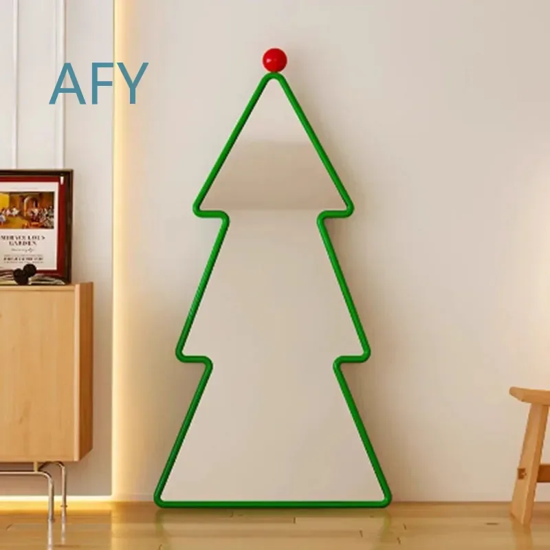 Adesivo de Espelho Estilo Coreano para Decoração Moderna de Quarto e Sala de Estar, Decoração de Parede Irregular para Jardim