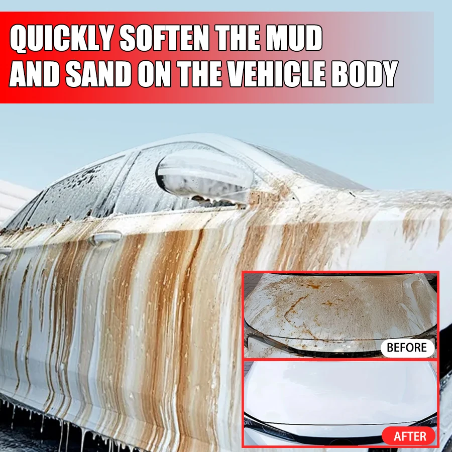 Car Cleaning Foam Liquid Large Capacity High Concentration Super Foam Car Wash Liquid Auto Washing Car Wash Supplies