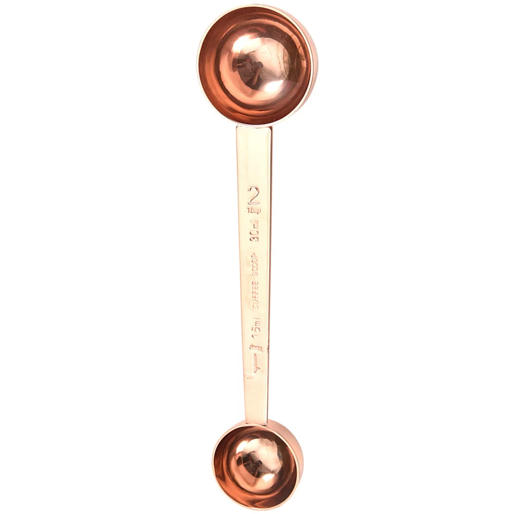 

with Scale Measuring Spoon Cup Coffee Spoons and Cups Stainless Steel Double Ended