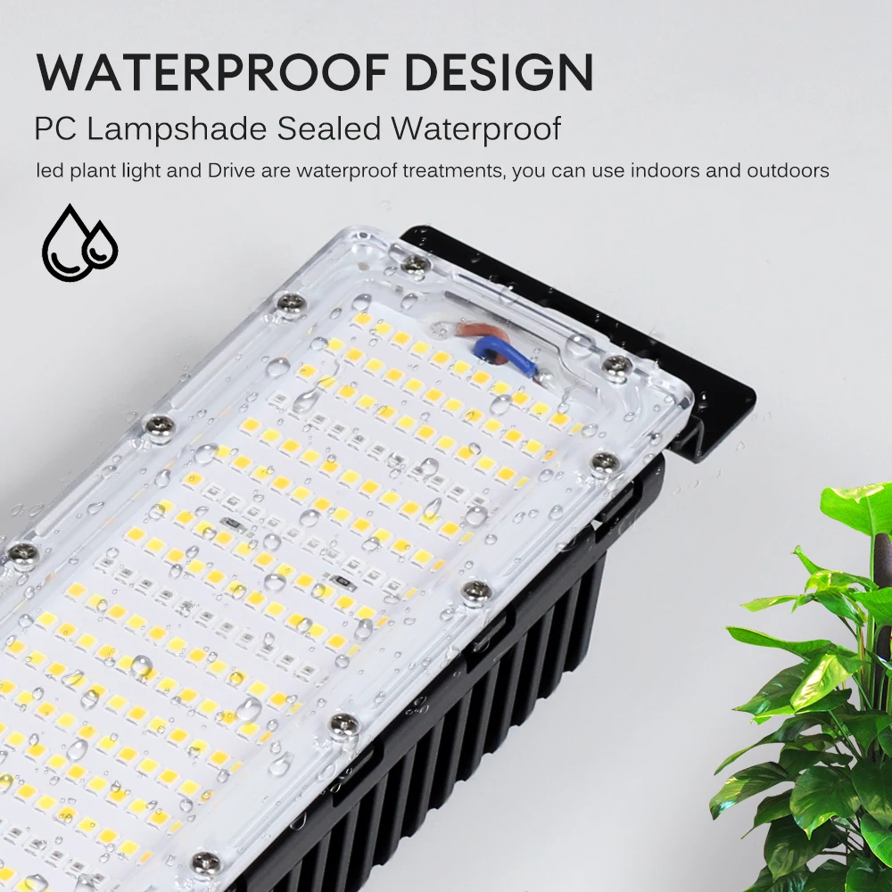 50 واط الطيف الكامل مجلس الكم AC110V 220 فولت LED مصباح النمو لإضاءة نمو النباتات المائية الدفيئة #5