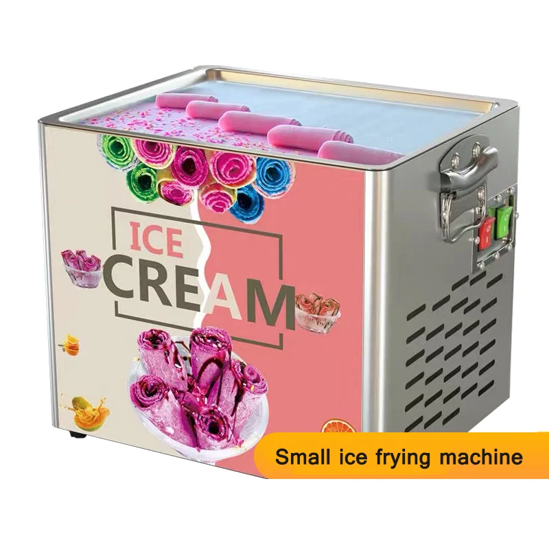 Household fried ice cream machine commercial ice cream roll fried yogurt machine Deep fried ice cream machine slush machine