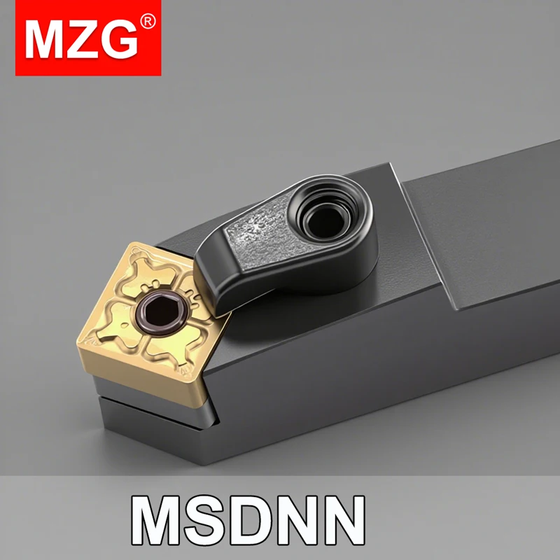 

MZG MSDNN1616 MSDNN2020 MSDNN2525 MSDNN3232 Держатель внешнего токарного инструмента SNMG Твердосплавные вставки MSDNN Токарный станок Режущие станки