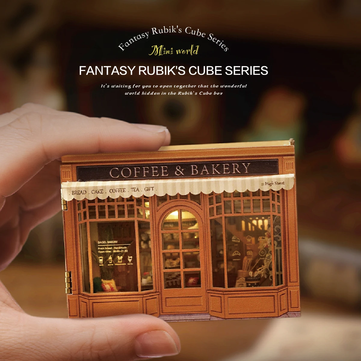 Mini modello di montaggio mini kit casa delle bambole Fai da te fatto a mano puzzle 3D set di giocattoli decorazione della camera da letto regalo di compleanno