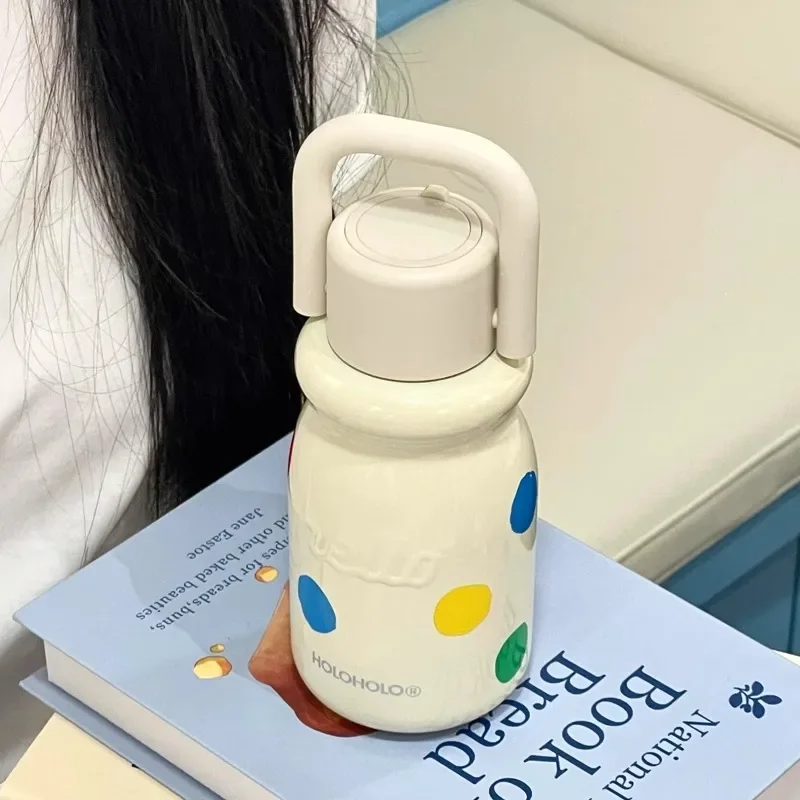 

HOLOHOLO новая студенческая чашка для воды, милая и портативная, высококачественная изолированная чашка из нержавеющей стали, которую можно носить