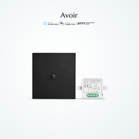 Avoir Smart Home Products Black Rocker Toggle Switch Zigbee Switches Wall Switches Wall Socket 220V Retro Tuya Smart Accesorios