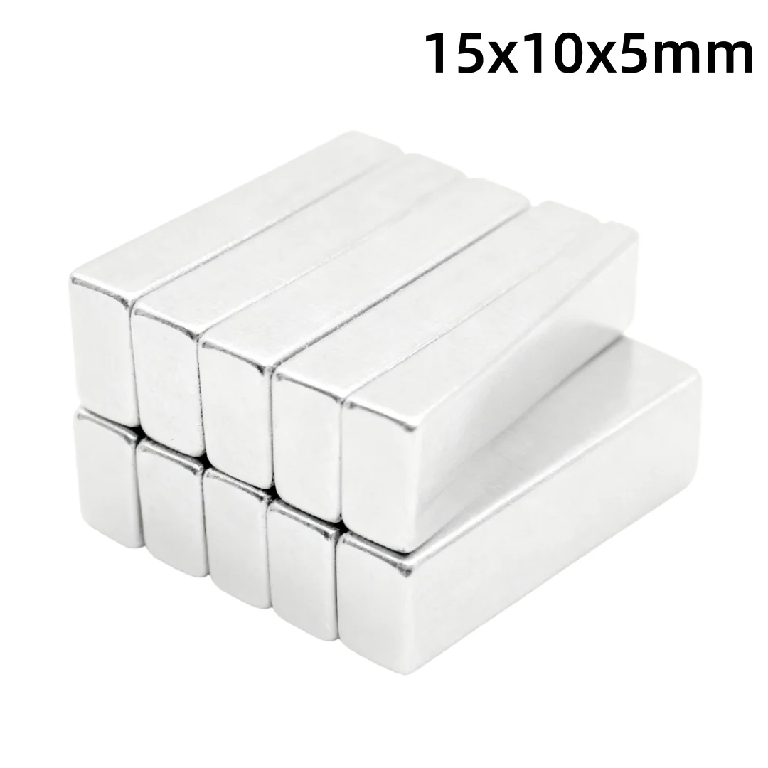 15x10x5mm Strong Powerful Block Magnets For Home Refrigerator,Office,DIY Building, Scientific, Craft, Education 15*10*5 15x10x5