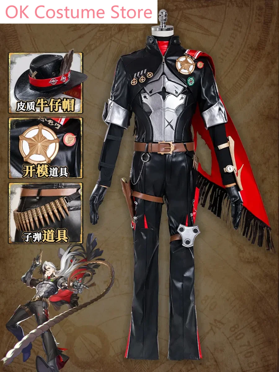 Honkai: Star Rail Boothill Men Cosplay Costume Cos Game Anime Party Uniform Hallowen Play Role Clothes Clothing