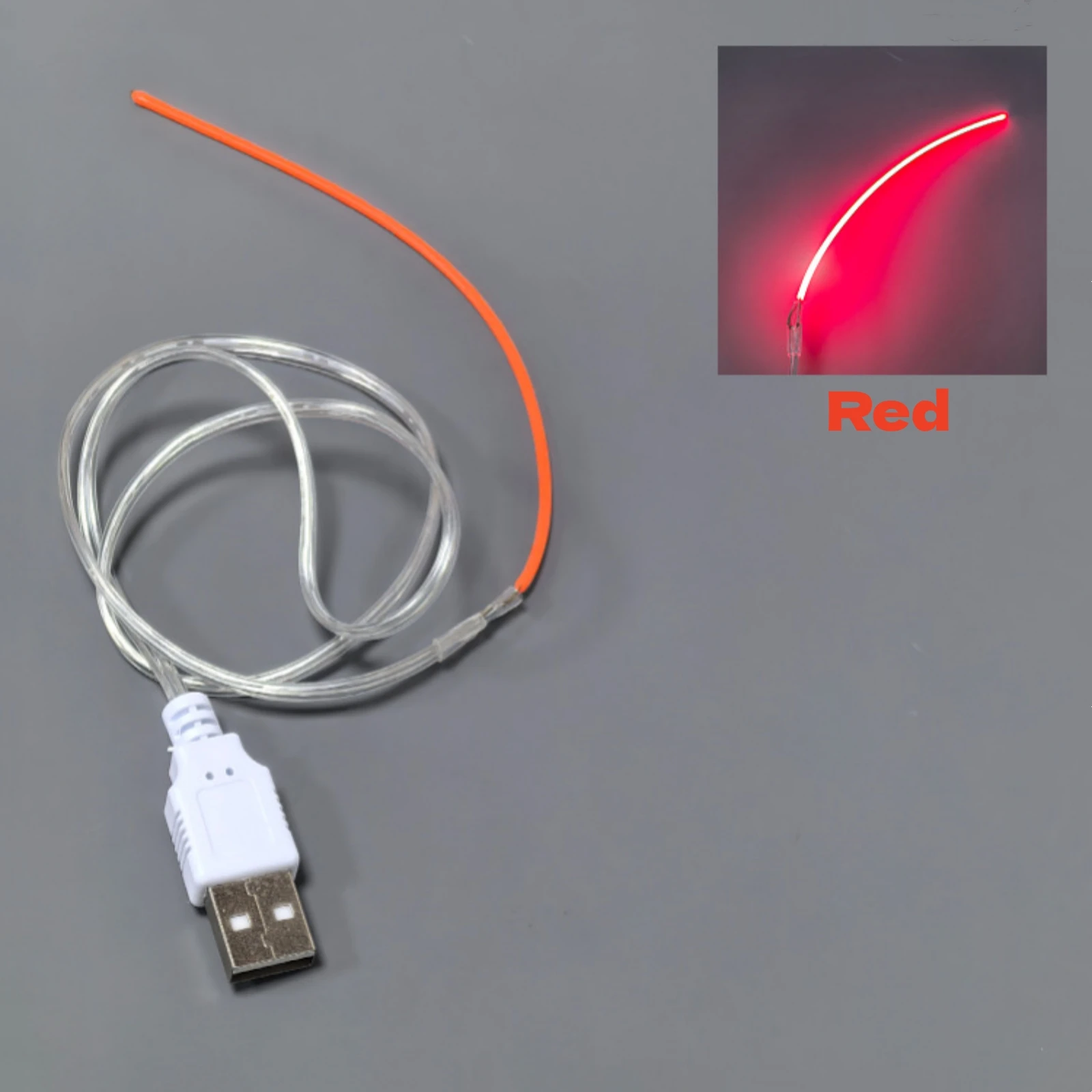 DC 5V USB LED-Filament flexibel 360° ° Leuchtende leuchtende biegsame DIY kreative Edison-Glühbirne, Lampenteile, Diodenbeleuchtung