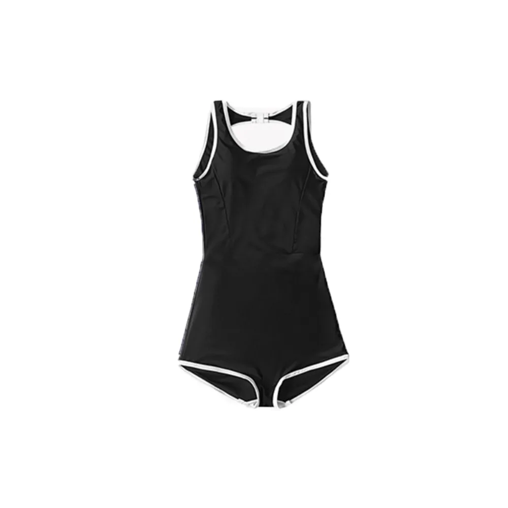 Traje de baño de secado rápido para mujer, traje de baño Sexy sin mangas para playa, ropa de playa ajustada para mujer, primavera