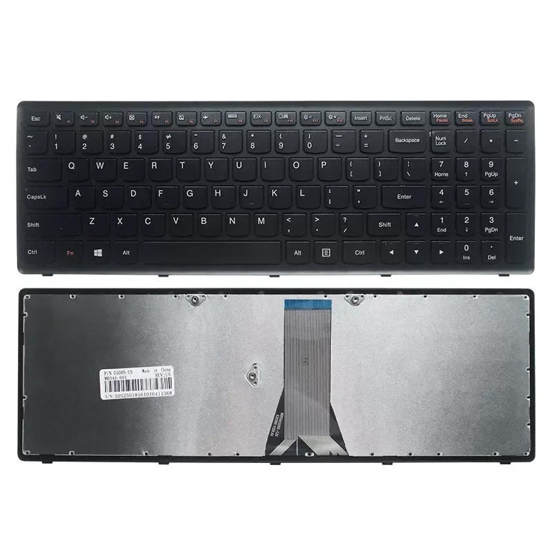 For Lenovo G500S S500 G505S Z501 S510P Z505 Z510 Flex 15 15D Laptop Keyboard Replacement