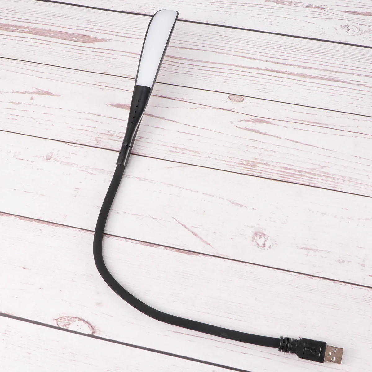 مصباح التحكم باللمس USB ضوء الليل مصباح Led أسود لغرفة النوم والكمبيوتر المحمول والكمبيوتر المحمول مادة ABS من السيليكون موفرة للطاقة حديثة #4