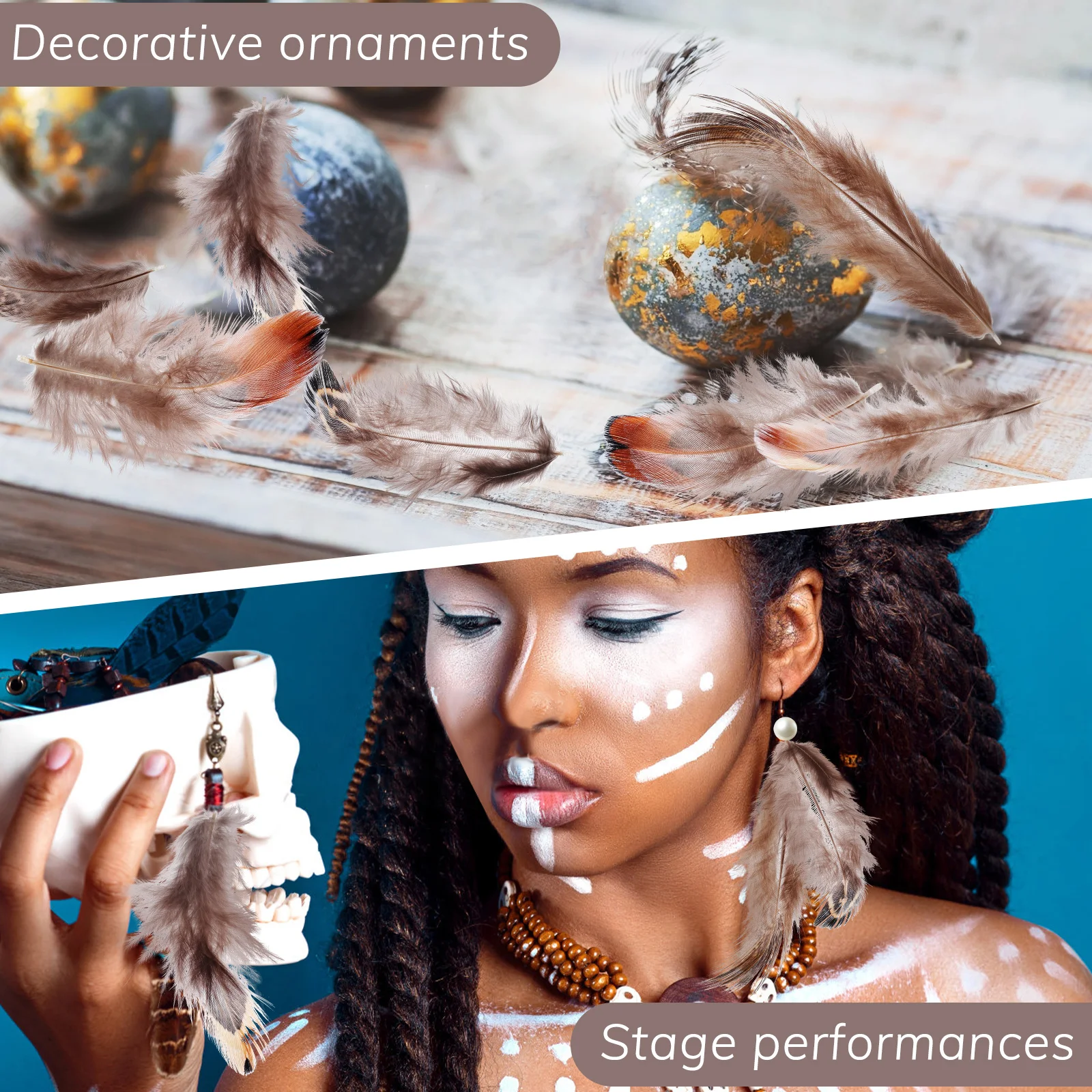 

300pcs Mixed Color Natural Craft Plumage Decorative Plume Centerpieces Dreamcatcher Vase Arrangement Home Decor