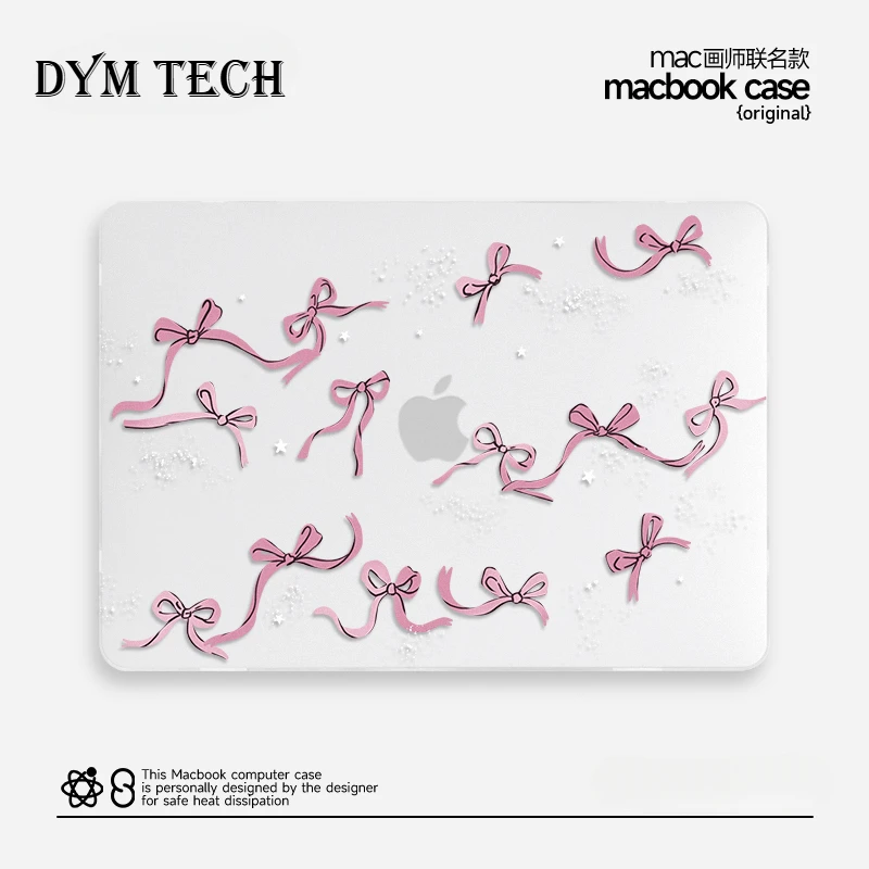 Laptop Case for MacBook  New bowknot pattern Air15 A2941 2023 Air13 A2681Pro13 A1932 A2179A2338 A2337Pro14 Air11Pro15A1990 A1707