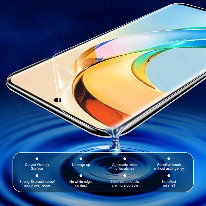 Honar Honer X9b 5G Case 4In1 Soft Hydrogel Film Screen Protector For HonorX9b Honor X9b 5G ALI-NX1 6.78