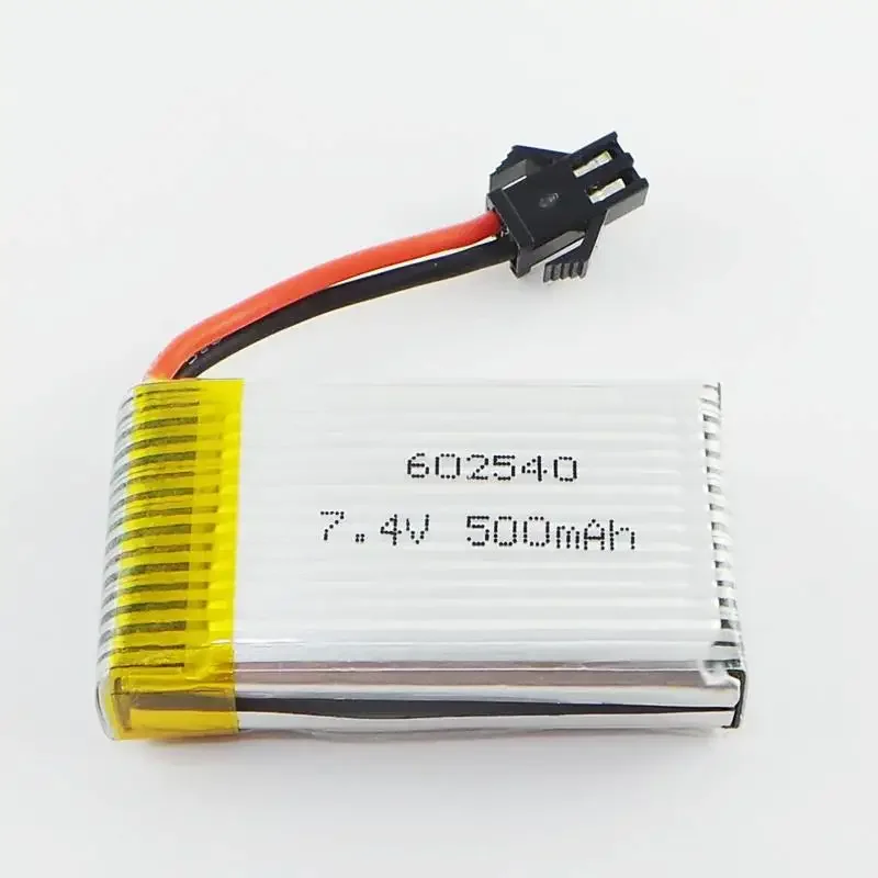 جديد 602540   البني DFD Difeida F182 F183 الطائرات عن بعد H8C بطارية ليثيوم 7.4 فولت قابلة للشحن خلية ليثيوم أيون جيدة أ