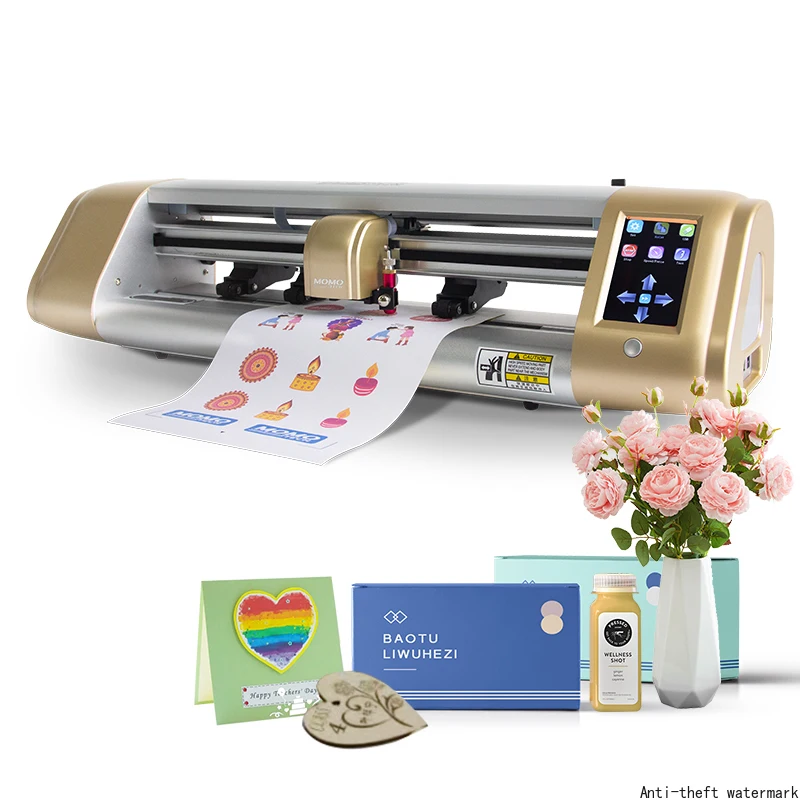 2026 Hot Selling Fully Automatic Mini Vinyl Sticker Cutter, Servo Motor Plotter with , Cutting and Printing Plotter
