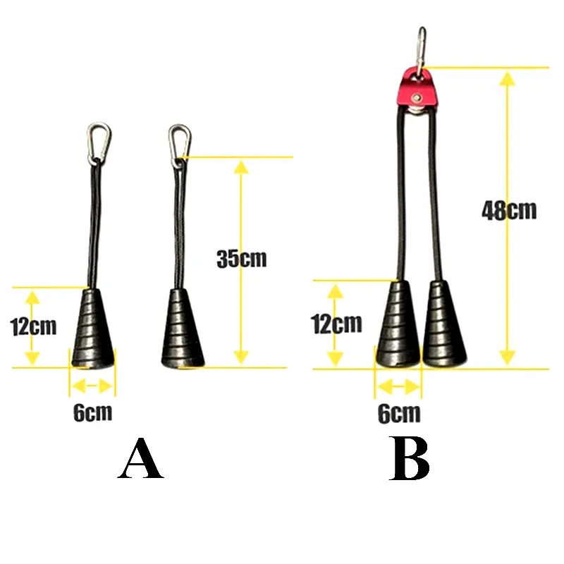 1 Pair Biceps Triceps Drawstring Single Grip Rope Pull Down Cable Attachment Muscle Fitness Training Body Building Gym Equipment