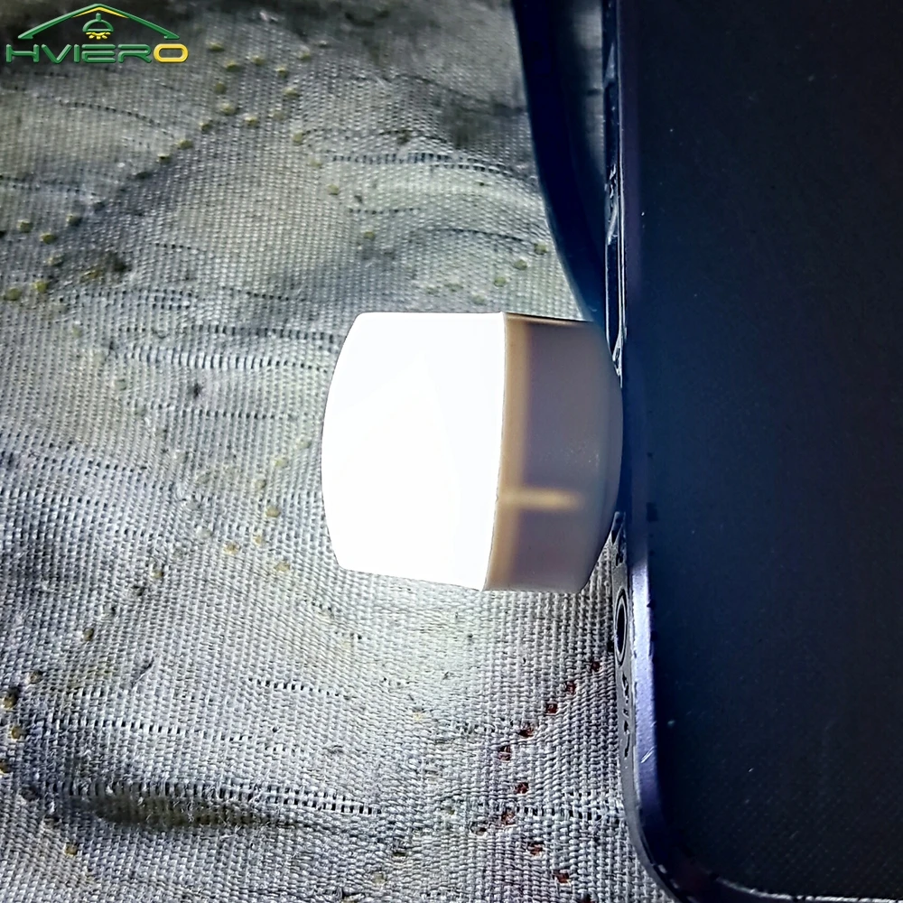 1-20Pcs Plug Lamp Warm White USB LED Super Bright Eye Protection Bulb Book Lights Computer Mobile Power Charging LED Night Light