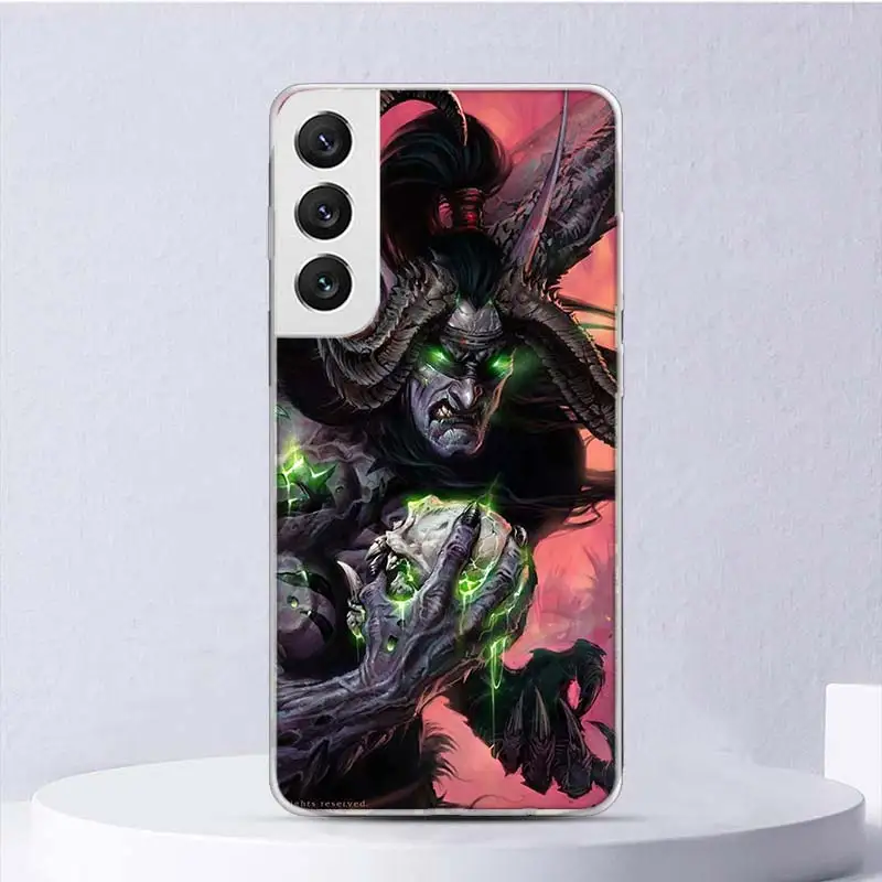 W-World Of W-Warcraft W-Wow Soft Case For Samsung Galaxy S24 S23 S22 S21 Ultra S20 FE S10 Plus Phone Cover S9 S8 + S10E Funda Co