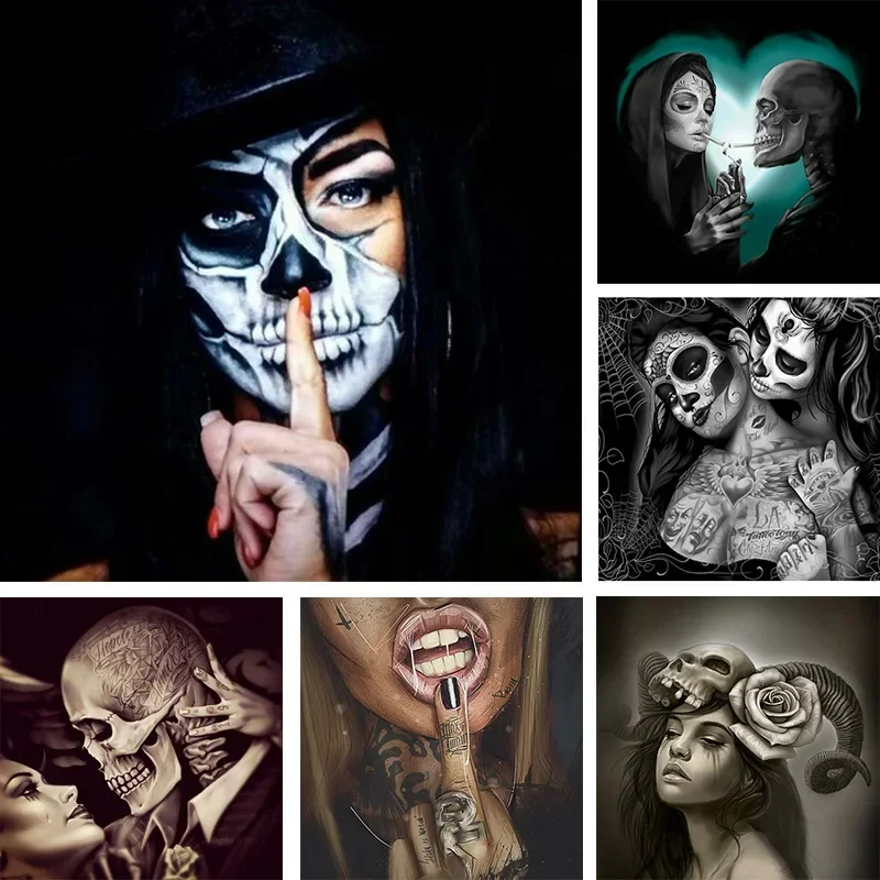 Tattoos Women Black and White Poster Advocating Freedom Prints Fashion Style Wall Art Canvas Painting for Living Room Home Decor