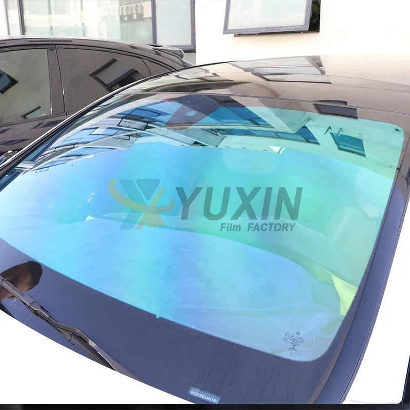 Chameleon Front Window Tint Solar Film 70% Vlt Color Changing Chameleon Window Tint For Cars