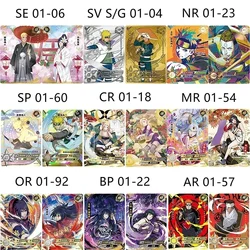 KAYOU-juego completo de cartas de Naruto, tarjetas coleccionables de figuras de Anime, SV, BP, SE, GP, CP, SP, CR, MR, PR, SLR o AR, NR, UR ZR, Uzumaki