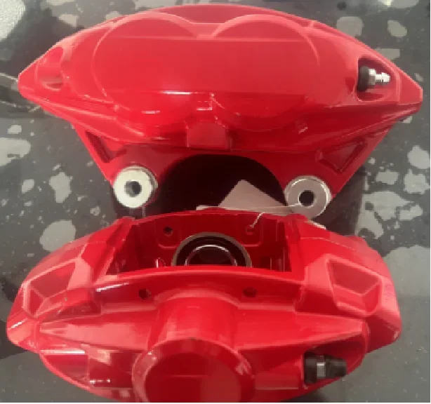 Rear 4 piston Front brake caliper For INFINITI G25 G37 Q50 FX35 Tuning brake parts 350mm disc 18IN Wheel Upgrade parts CASTING
