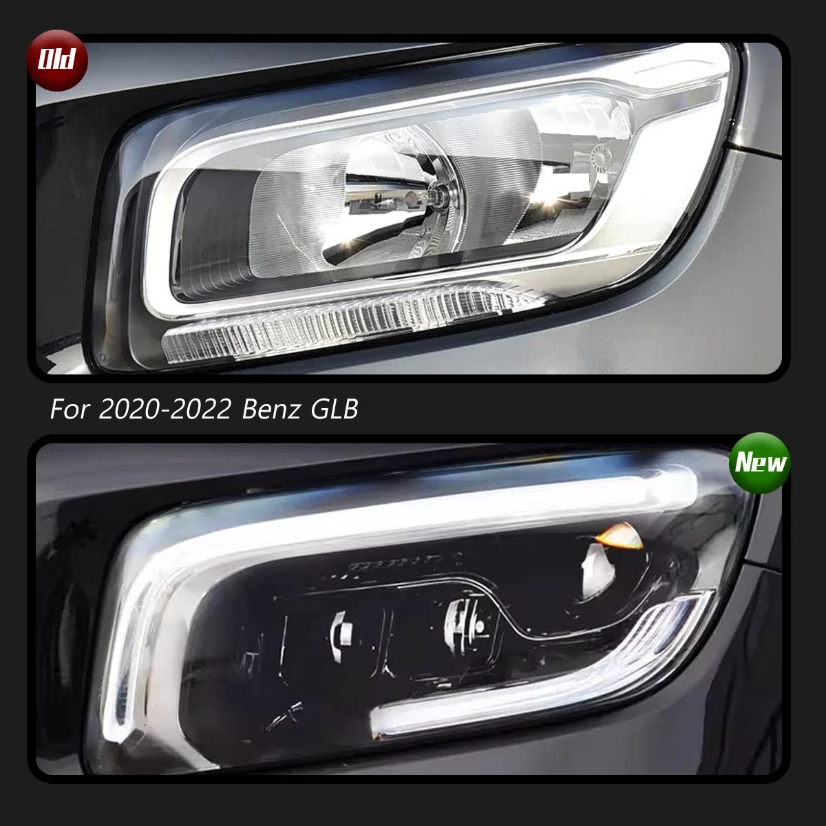 

TYPY New LED Car Headlights For Benz GLB Headlight 2020-2022 Signals Auto Accessories Daytime Running Lights