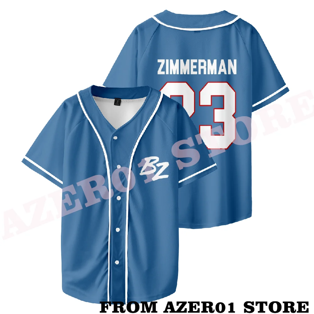 Bailey Zimmerman Baseball Jersey Merch Cosplay Jecket Tee T-shirt Summer Men/Women Tshirt Shirt Soccer Tee Coat