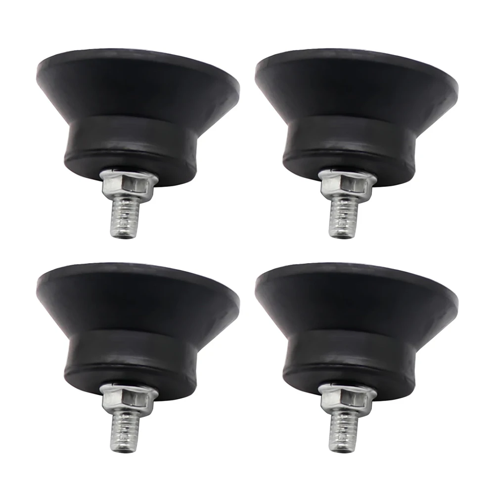 4pcs Replace Worn Foot Pads With Durable Rubber Air Compressor Foot Pad, Reduce Vibration, Suitable For Various Machines Set