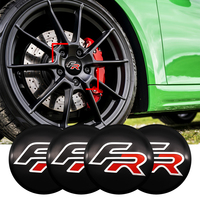 4Pc 56+60mm Car Wheel Center Hub Cap Stickers Auto Rim Cover Emblem Badge For SEAT Leon cupra MK1 MK2 Ibiza 6J 6F 1P 5F FR Altea