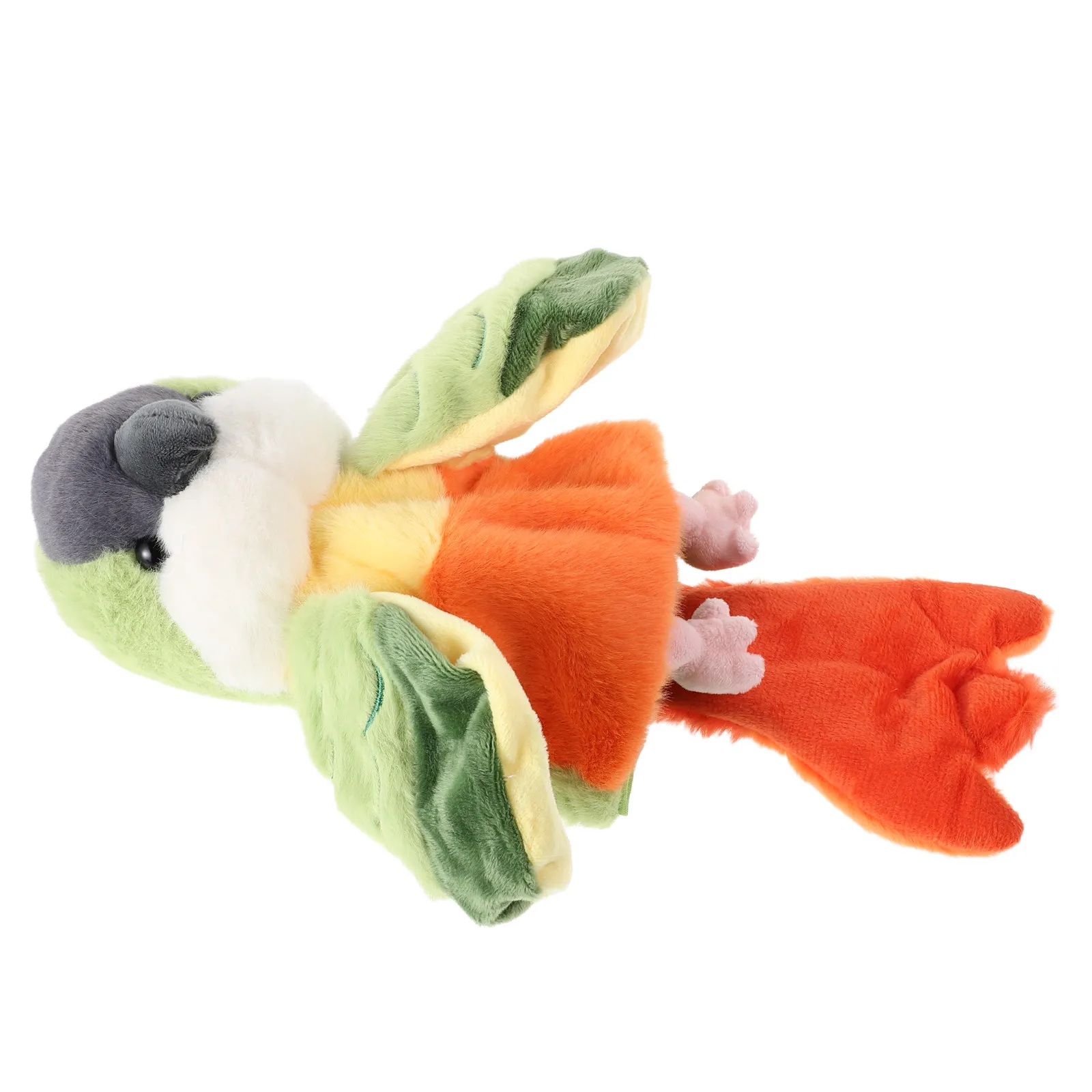 Parrot Hand Puppet for Toddlers and Preschoolers Realistic Zoo Animal Puppet Storytelling Theater Teaching Tool Pretend Play