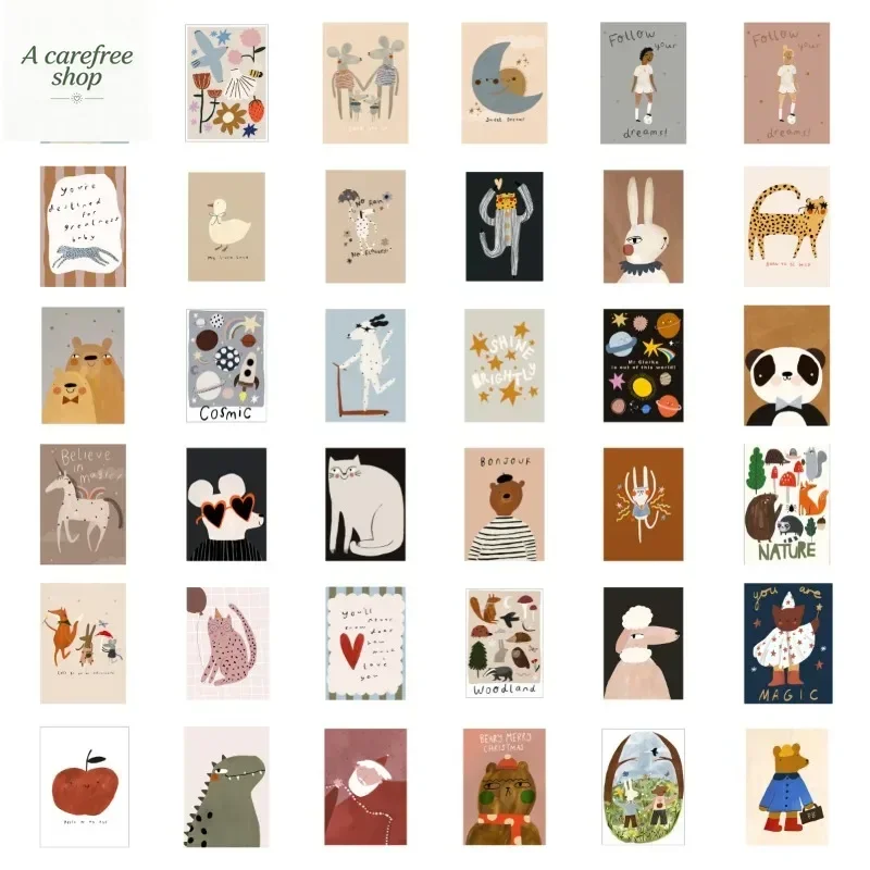 Newborn Photography Background Painting 25simple Nordic Ins Art Poster Decorative Painting Core Sticker Children's Room Paint