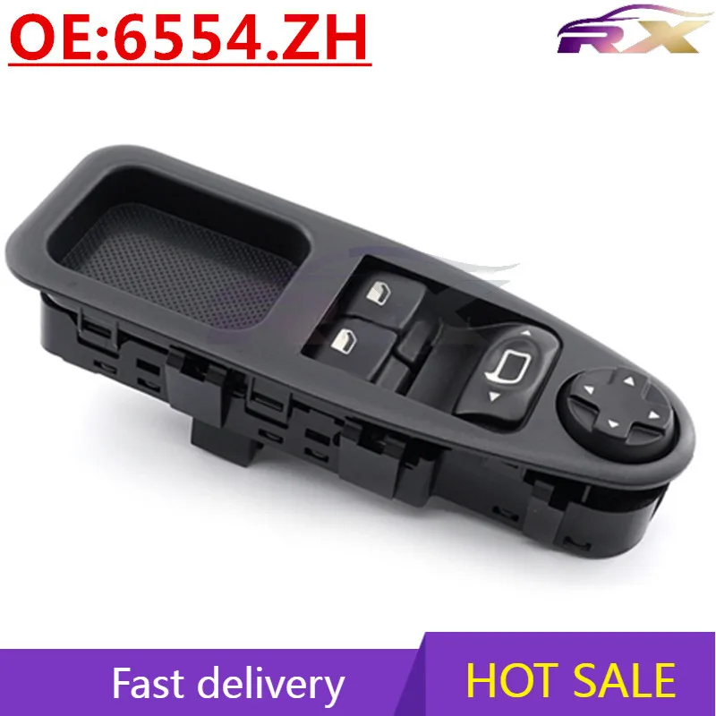 

OEM:6554.ZH Power Window Master Control Switch For 2007-2016 Peugeot /Citroen