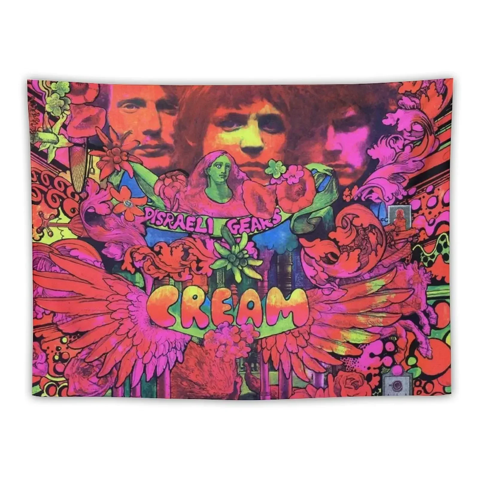 Disraeli Gears Tapestry Home Supplies Room Decor Cute Decoration Wall Christmas Decoration Tapestry