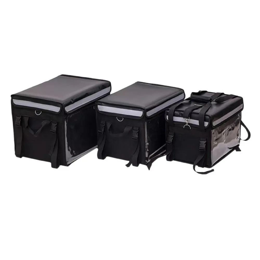 

Водонепроницаемая сумка для доставки еды из оксфордской ткани с алюминиевой фольгой, термоизолированная сумка 32л/48л/62л, сумка для сохранения температуры