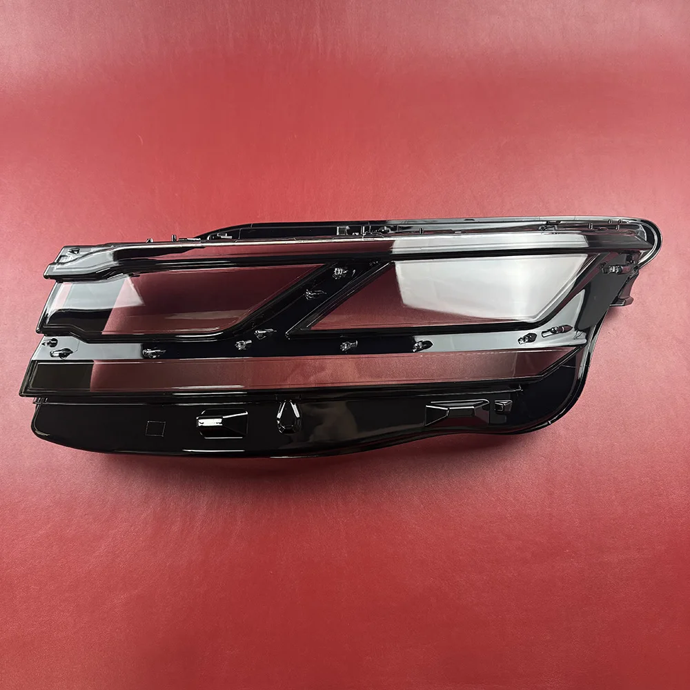 For Volkswagen VW Touareg 2022 2023 (High) Headlight Cover Headlamp Shell Transparent Lens Plexiglass Replace Original Lampshade